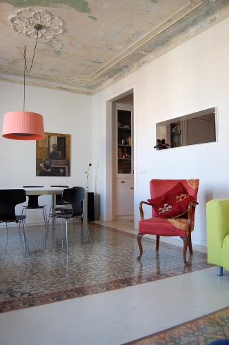 Rénovation d'un appartement à Barcelone : salon1