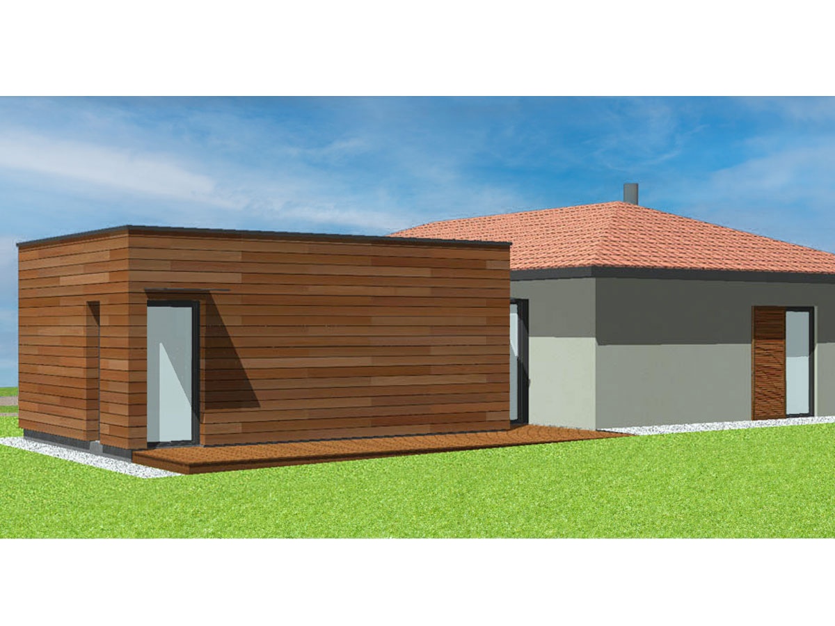 Extension/r�novation d'une maison � Ternay