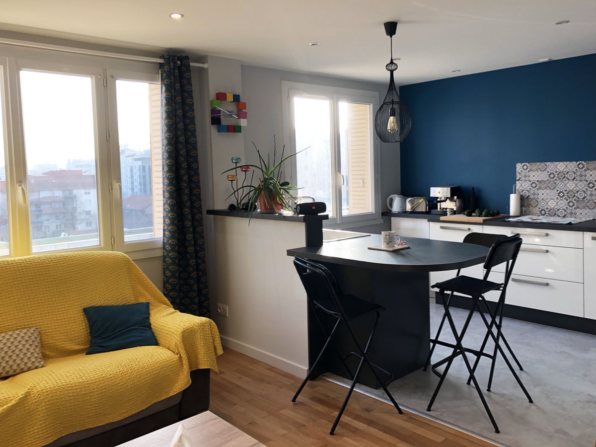 R�novation d�un appartement � Villeurbanne : 10_Renovation-sejour-appartement-Villeurbanne-apres