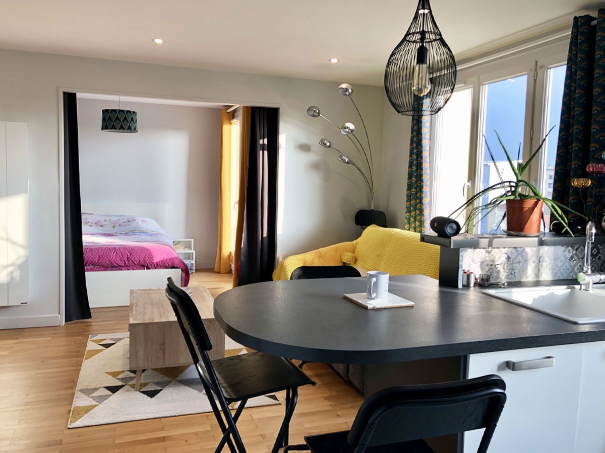 R�novation d�un appartement � Villeurbanne : 06_Renovation-ouverture-appartement-Villeurbanne-apres