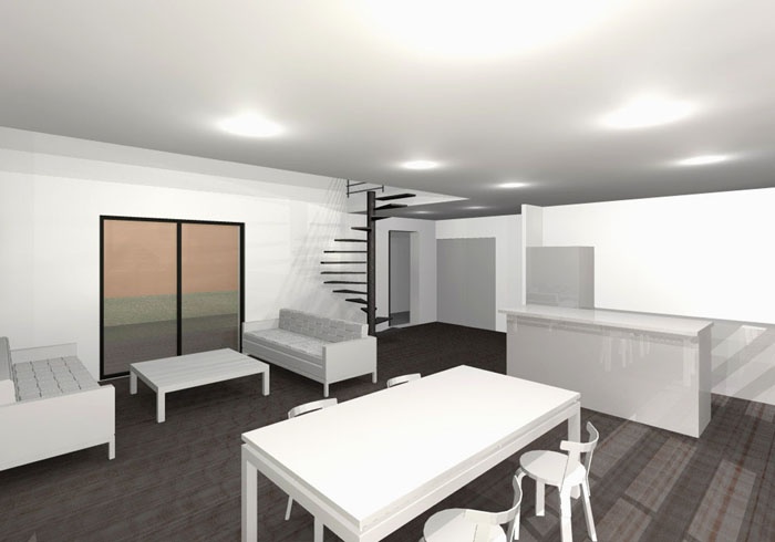 Maison contemporaine : 06_Maison b�ton_Soucieu