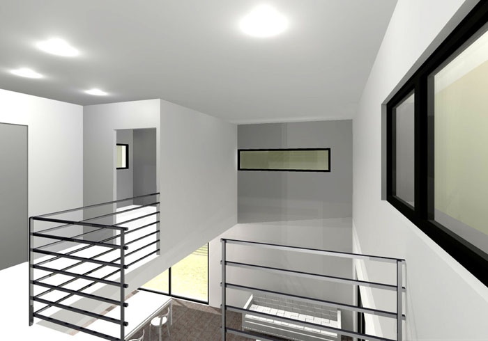 Maison contemporaine : 07_Maison b�ton_Soucieu