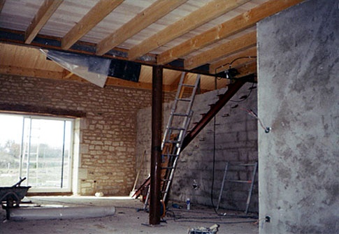 Réhabilitation et Restructuration d'une grange en pierre du Quercy : photo5_petite