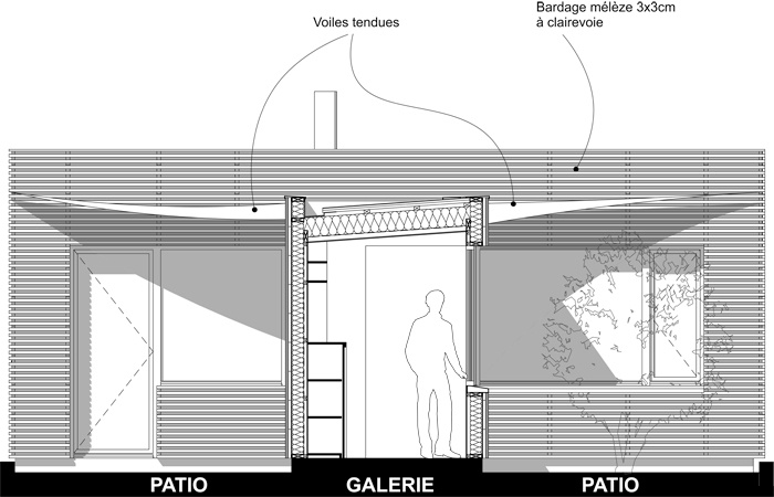 La Mais'ombrire : COUPE-FACADE-OUEST-1-50