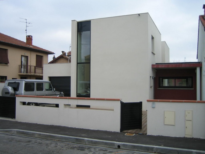 Maison GOG Toulouse (réalisée) : Facade coté rue