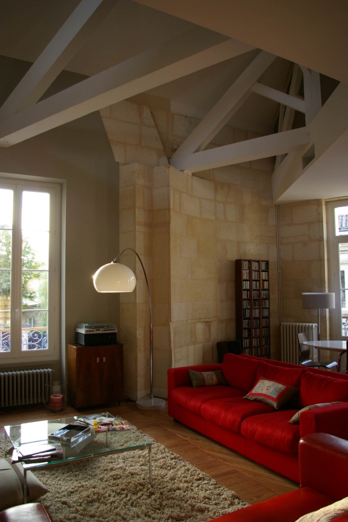 Réaménagement d'un appartement et création d'une terrasse