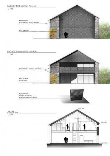 Reconversion d'une grange en loft  Vic-en-Bigorre (65) : planche 4BIS