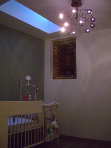 rhabilitation d'un appartement - transformation d'une cave : chambre baby