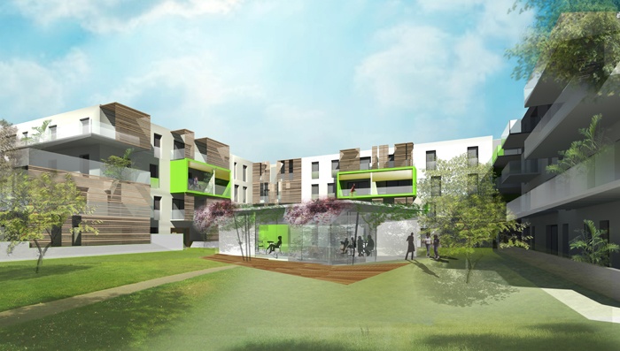 Construction de 70 logements séniors et 34 logements en accession libre (label BBC) - ILOT NATURA : image_projet_mini_34575