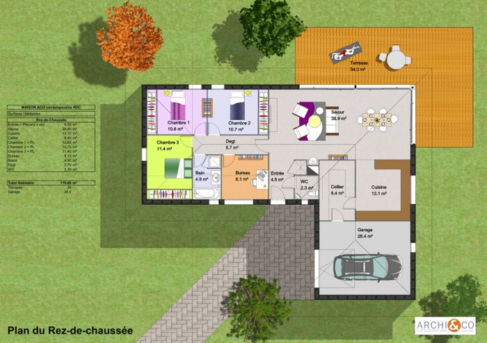 plan maison architecte toulouse