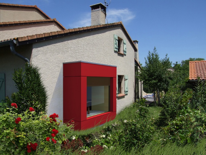 Maison Contemporaine Avec Bow Window Ventana Blog