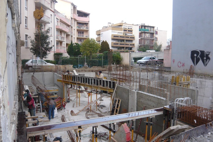 Construction de 13 logements dans le centre de Toulouse : resi_sole_05