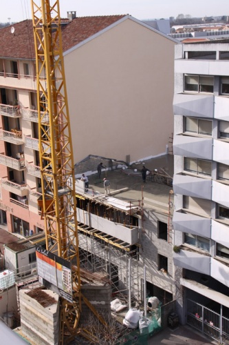 Construction de 13 logements dans le centre de Toulouse : resi_sole_08