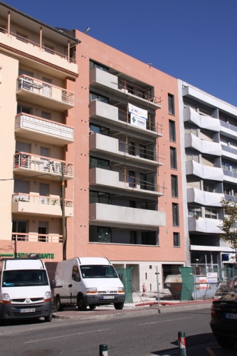 Construction de 13 logements dans le centre de Toulouse : resi_sole_11