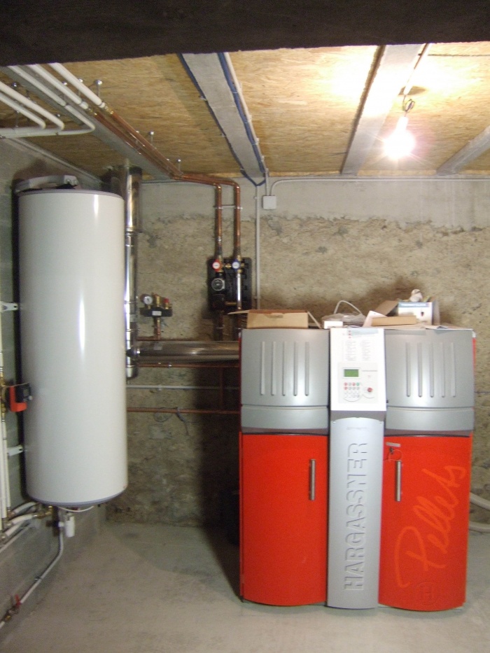 R�habilitation Toletti : Chaudi�re bois granules