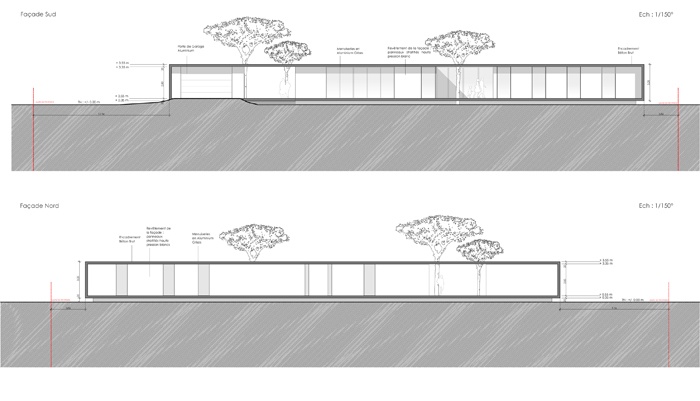 Maison M1  Menville (31) : PCMI 5-1 - Facades