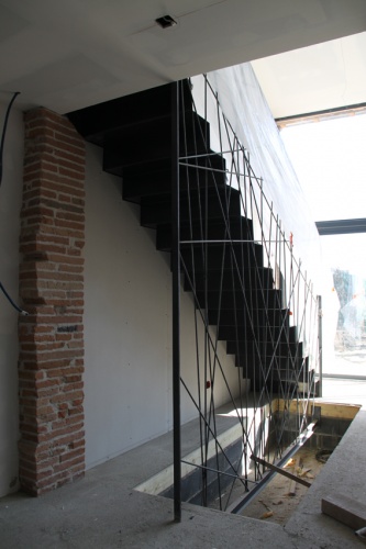 Rhabilitation toulousaine : escalier.JPG