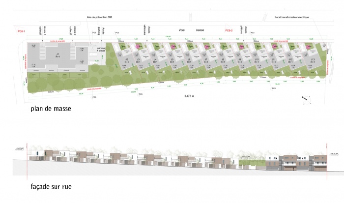 co-quartier : Plan de masse