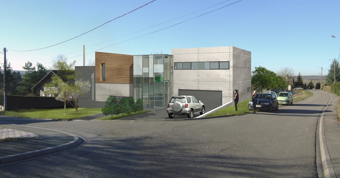 Construction d'une maison individuelle � RICHELING (57) : PERS INTEGRATION copy
