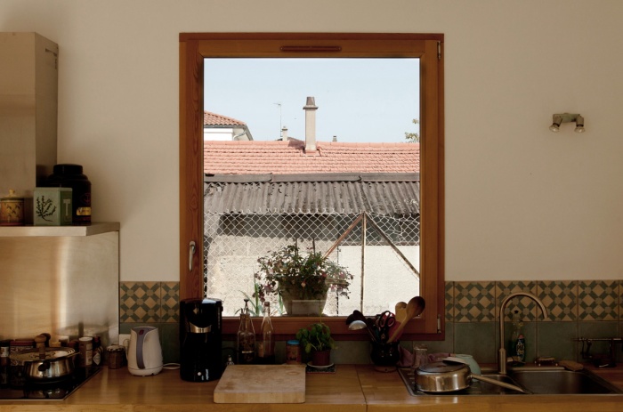 r�novation extension d'une maison ouvri�re : fenetre int�rieure