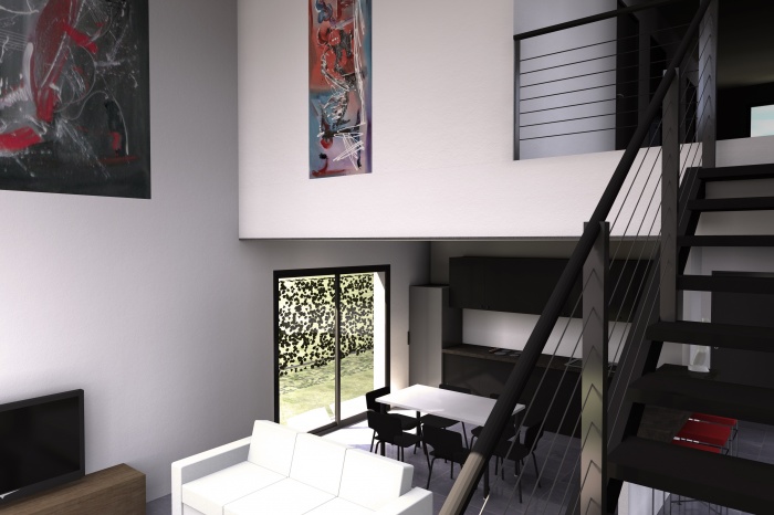 Construction d'une maison individuelle de type T4 : Ambiance intrieure