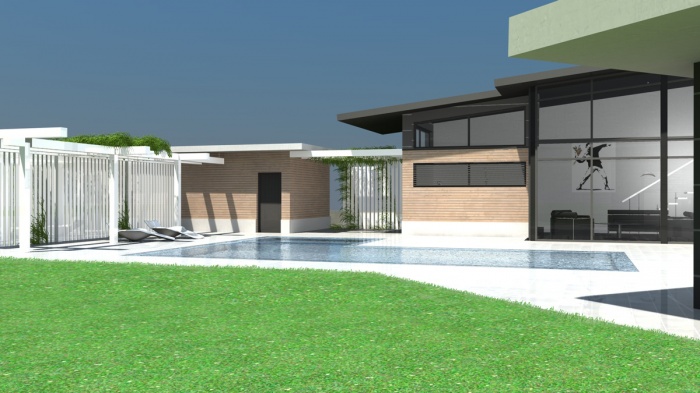 Villa contemporaine RT2012 - Toit terrasse & monopente zinc : image_projet_mini_58332