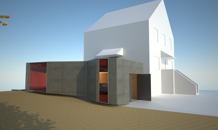 Extension d'une maison � Rilleux