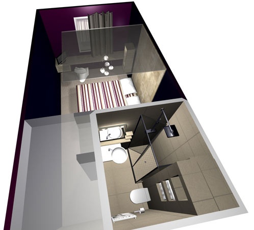 R�novation d'un hotel : axo