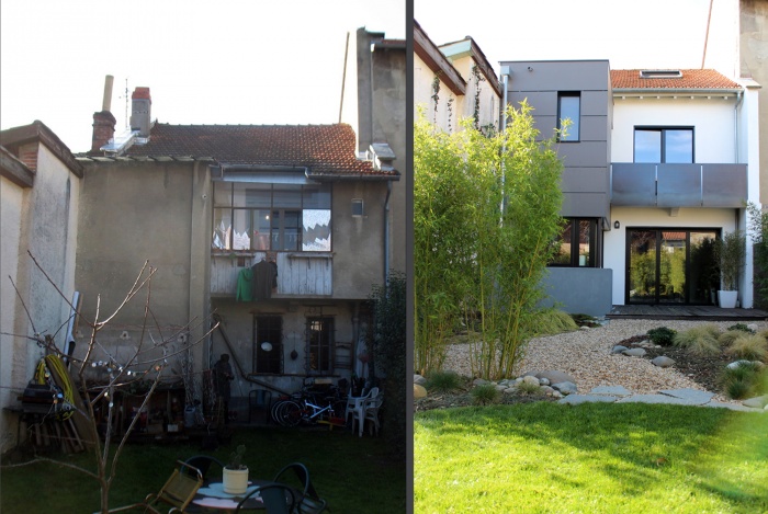 Maison H - Rnovation  Toulouse : Faade jardin