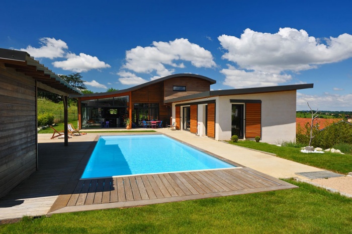 Maison contemporaine bois & b�ton : 01_VANE