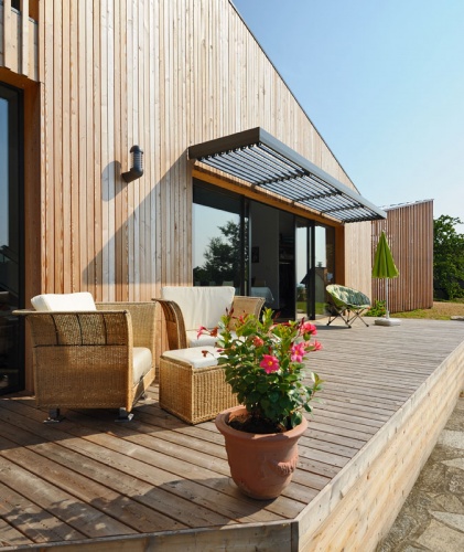 Maison contemporaine bois & ouate de cellulose / Basse �nergie : 05_PARA