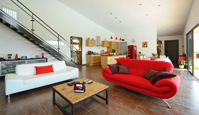 Maison contemporaine bois & ouate de cellulose / Basse �nergie : 12_PARA