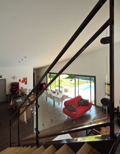 Maison contemporaine bois & ouate de cellulose / Basse �nergie : 14_PARA