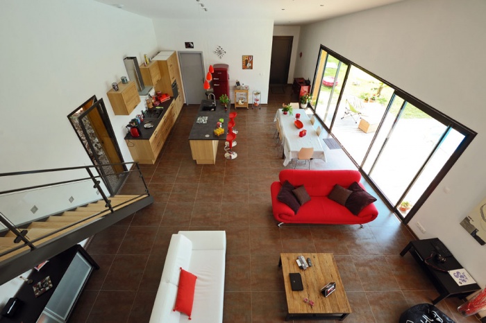 Maison contemporaine bois & ouate de cellulose / Basse �nergie : 15_PARA