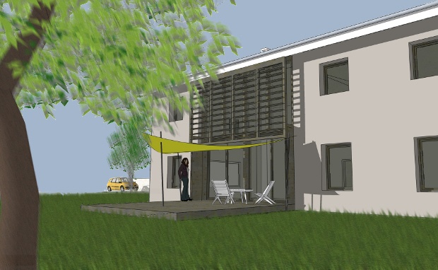Maison individuelle bioclimatique : Projet