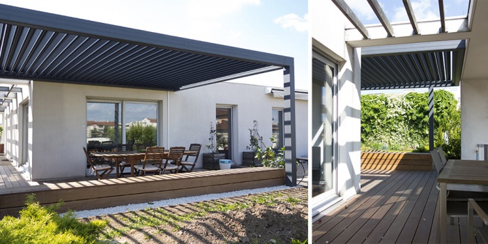 R�novation d'un duplex sur le toit : Pergola