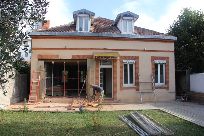 Maison L3 - Toulouse - Cte Pave : extension maison toulouse 141014 (1).JPG
