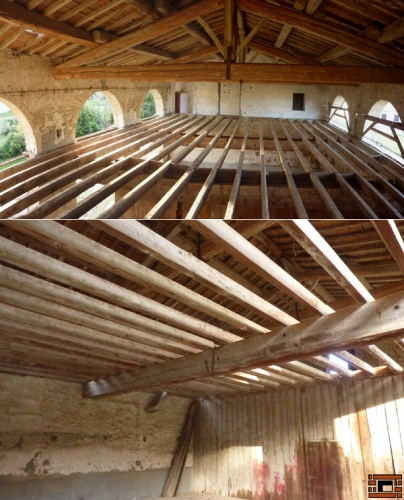 Amnagement d'un Loft dans une grange : Dmolition plancher