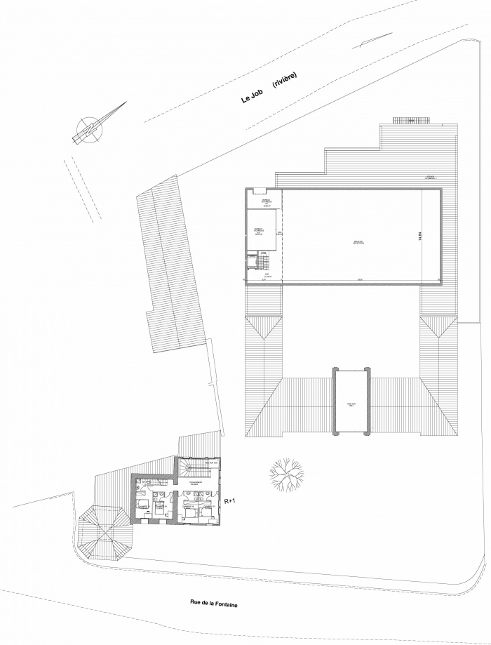 Rhabilitation des thermes d'Encausse en lieu de rsidence pour les arts publics : plan N1