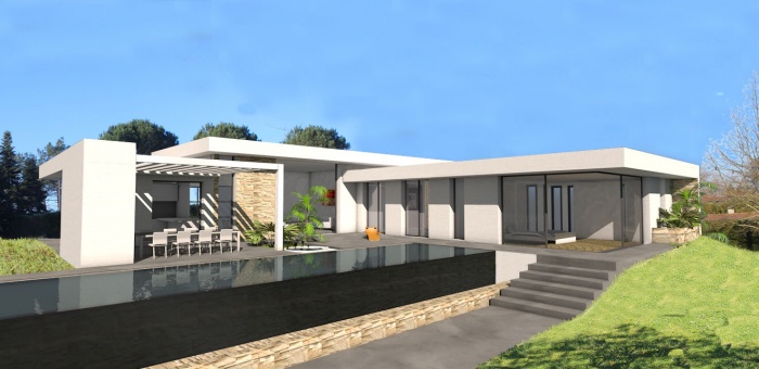 Villa de luxe à toit terrasse sur le golf de Saint Jean de Luz : image_projet_mini_81126