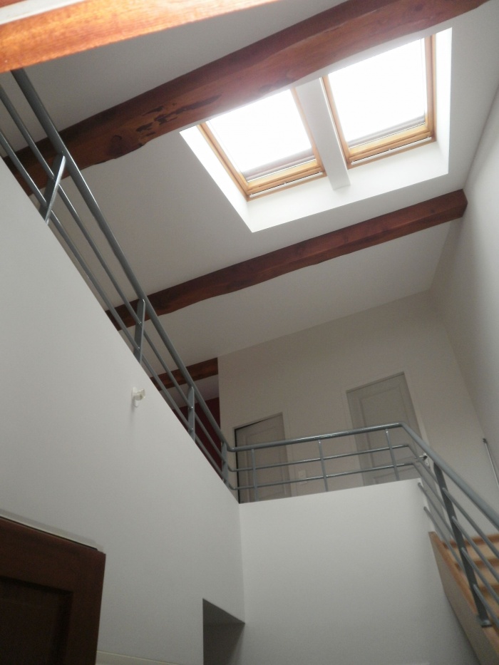 Un logement dans une ancienne grange : L'acc�s � l'�tage