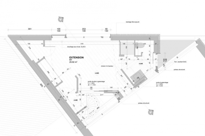 Surlvation pour une maison de ville : Boisard-plan