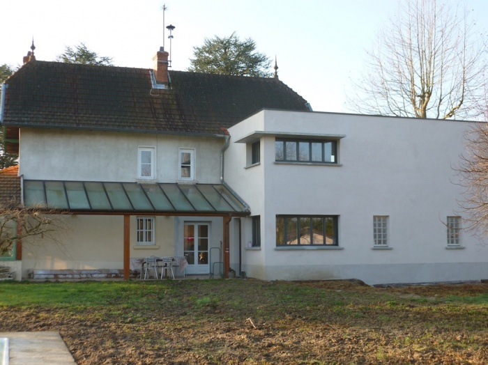 Extension d'une maison de campagne : Fa�ade Nord