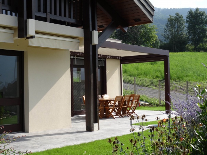 R�habilitation et extension maison : Zoom terrasse