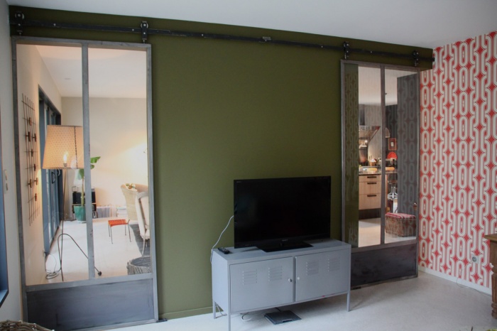 R�habilitation et extension contemporaine Be : Petit salon