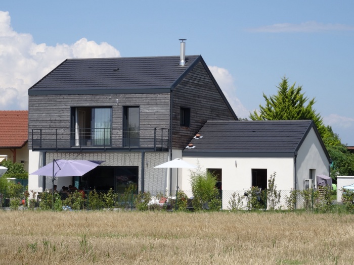 Maisons Loisin : 5-Vue c�t� jardin