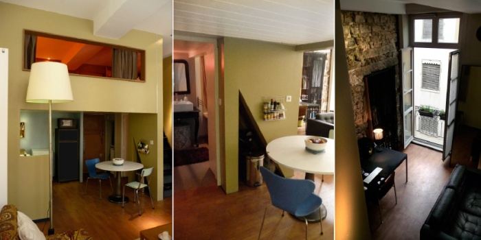 D�molition / r�novation contemporaine / r�organisation d'un appartement : projet_lieu4