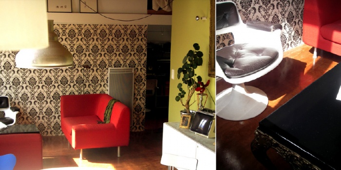 Conception / am�nagement Contemporaind'un appartement Canut : projet_lieu9