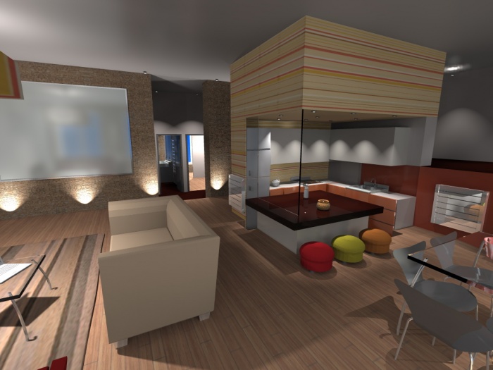 R�novation totale d'un appartement dans un immeuble de la fin du 19e. : 1-2