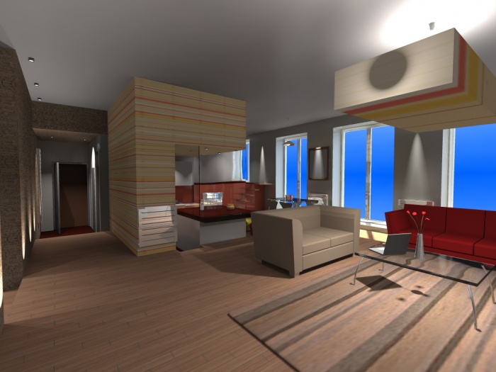 R�novation totale d'un appartement dans un immeuble de la fin du 19e. : 1-3